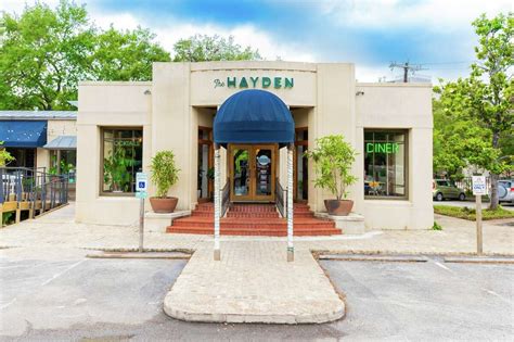 The hayden - The Hayden. starstarstarstarstar_half. 4.5 - 234 reviews. Rate your experience! $$ • American. Hours: 9AM - 3PM. 4025 Broadway, San Antonio. (210) 437-4306. Menu Order Online Reserve.